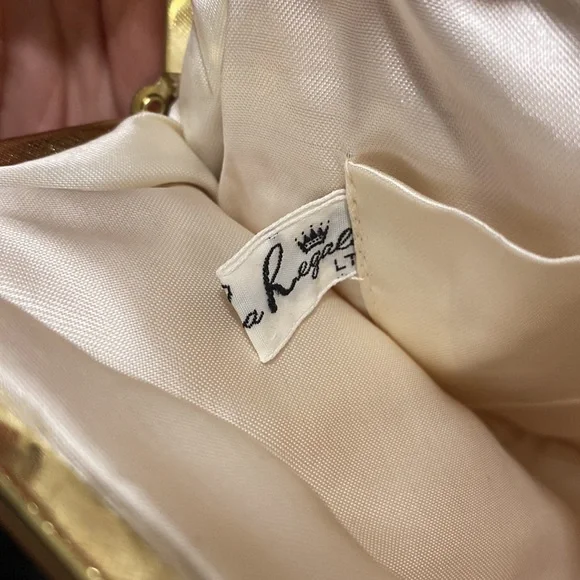 Vintage La Regale Ltd White Beaded Handbag - Picture 7 of 9